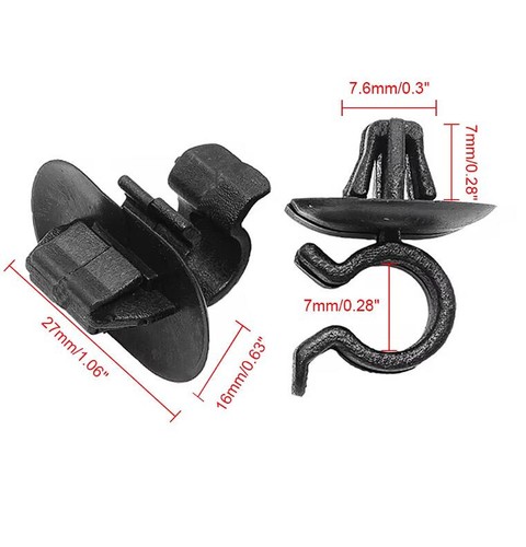Ricambio clip rivetto - ,